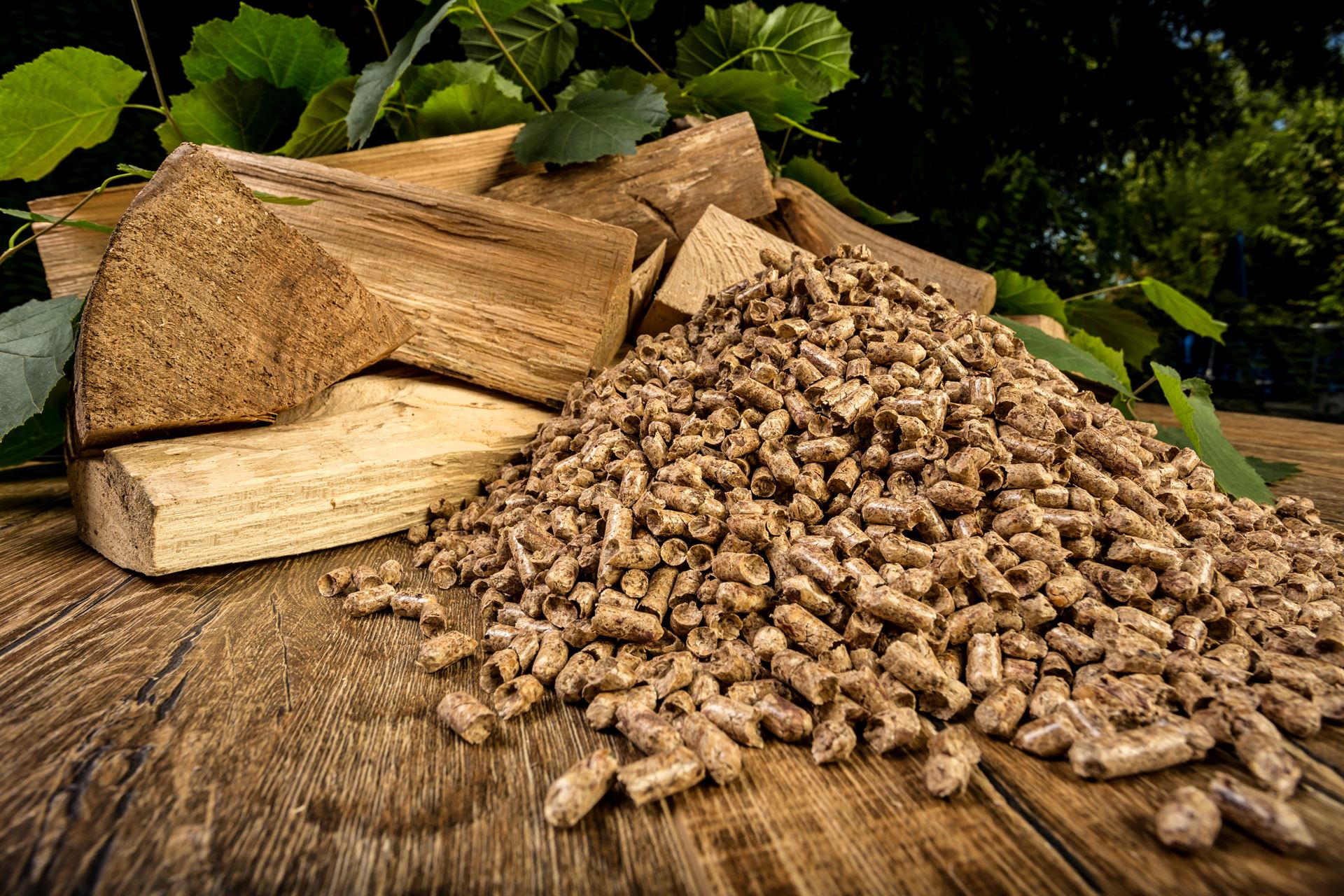 Pellets de bois dans le Grand-Est